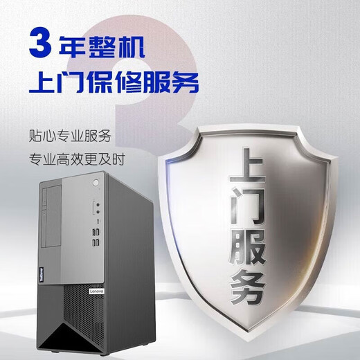 联想ThinkServer T100C V2 小型塔式服务器商用办公家用台式电脑主机 定制 酷睿i5-12400六核十二线程2.5GHz 16G内存丨256G+1T硬盘丨双网口