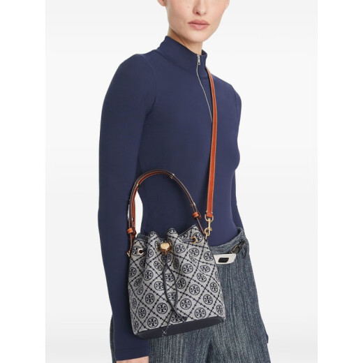 汤丽柏琦（Tory Burch）美国直邮TORY BURCH汤丽柏琦系列包时尚经典百搭加友 海军蓝166414-405 高21.2cm*长17.9cm*深11.7cm