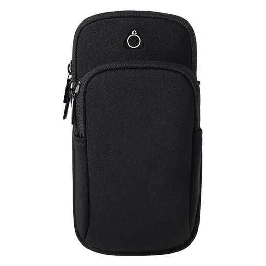 Sports mobile phone arm bag, outdoor running, fitness waist bag, morning running wrist bag, cycling storage bag, unisex arm bag, orange 1 piece