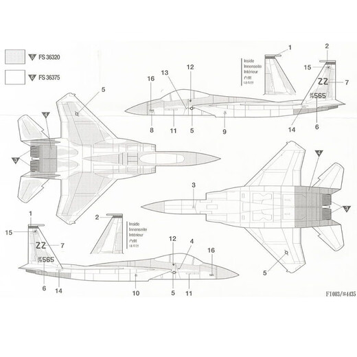 Aeronave de ensamblaje Aidemei de modelo 3G 12609 American F-15 Eagle Fighter 1/144 Eagle Fighter Model + Tool Conjunto con pegamento