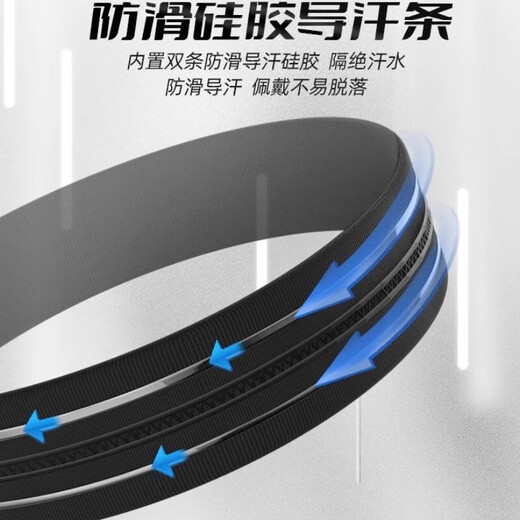 Sportstirnband Männer schweißabsorbierender Stirnband Anti-Sweat-Schweiß-induzierter Schweißgürtel Frauen Haarschalband Handgelenkschutz Fitness Yoga Bouquet Black 1 Package