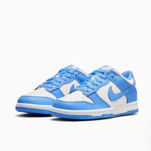 Nike (Nike) Nike Dunk Nike große Kinderschuhe für Frauenschuhe 2025 Sommer North Carolina Blue Low Top Casual Board Schuhe CW1590-103 CW1590-103 36.5