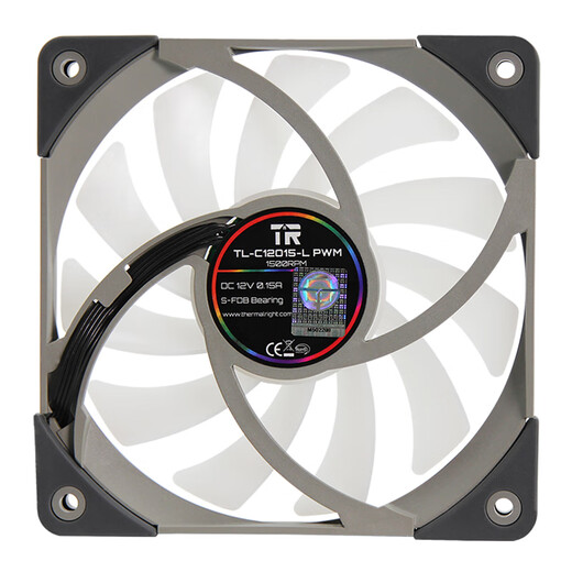 
Thermalright TL-C12015W-S Pure White 12CM ARGB Thin Fan Chassis Fan C12015L RGB Thin Fan