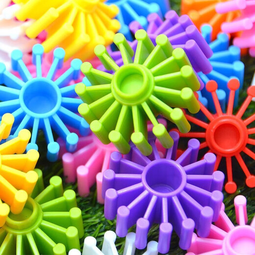 Children's Plastic Kindergarten Boys and Girls Early Education Educational Desktop Children's Toys Educational Toys 498 Gear Building Blocks Storage Box