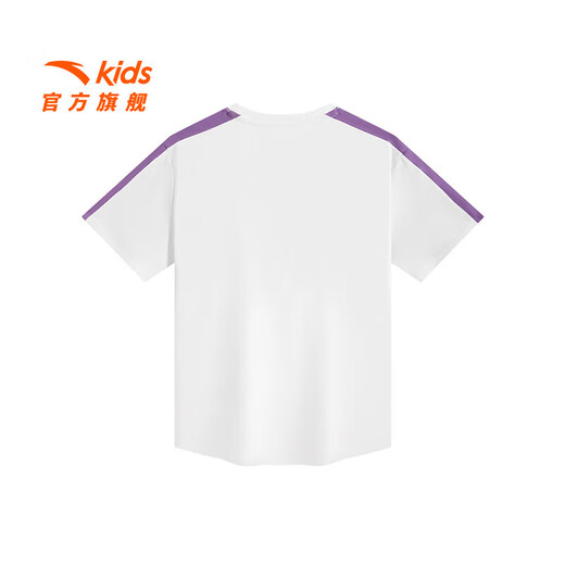 ANTA (ANTA) children's clothing for girls and boys elite outdoor women's Yunrou recycled nylon outdoor series short TT62536101 cotton candy white-1 140