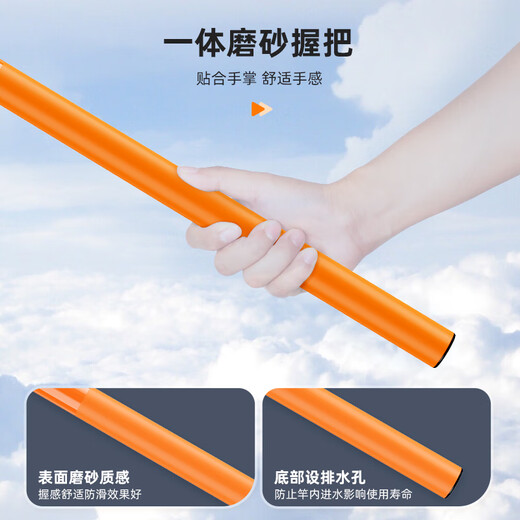 Yuzhiyuan Copy Net Copy Net Full Set Telescopic Copy Net Rod Copy Fish Net Pocket Fishing Net Copy Net Fishing Net Copy Net Telescopic Rod 1.8m 40cm Aluminum Alloy Net Head Battle Orange White