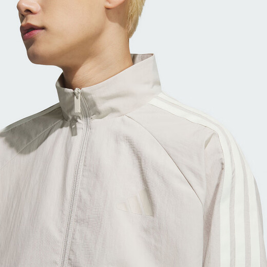 阿迪达斯 （adidas）运动休闲夹克舒适简约百搭上衣KC3894 棕色  2XL 