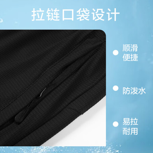 Reli Sports Pants para hombres en verano Seda Seda de secado rápido Pantalones casuales de secado para hombres Pierras anchas rectas y livianas sin aliento para hombres para hombres
