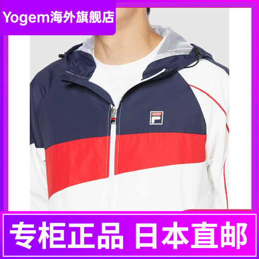 
FILA tennis parka coat men's clockwork parka autumn and winter outdoor men's sports trend new casual jacket Paha Blue M