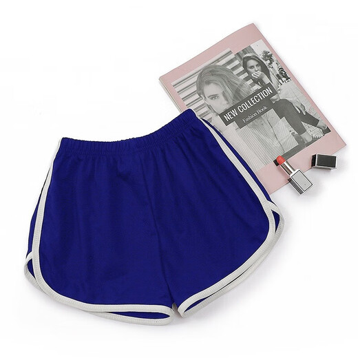 Summer new sports shorts for women, loose casual wide-leg pants, high-waisted quick-drying three-point pants, Zhuohe J01 simple pants black XL