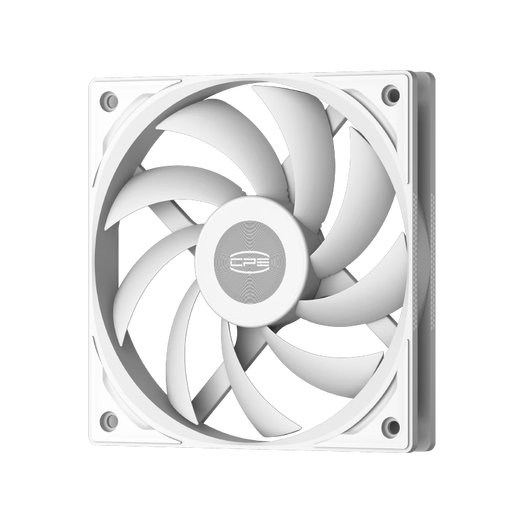 Overclocking Triple (PCCooler) F5 R12015 White 12 cm Ventilador de chasis de 15 mm Ventilador delgado de 4pin 4pin dual de bolas adecuados para ITX modificación del radiador informático de presión descendente