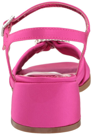 Steve Madden Girls' Shoes Unisex Children's Tango High Heel Sandals, Pink Pink 4 Big Kid