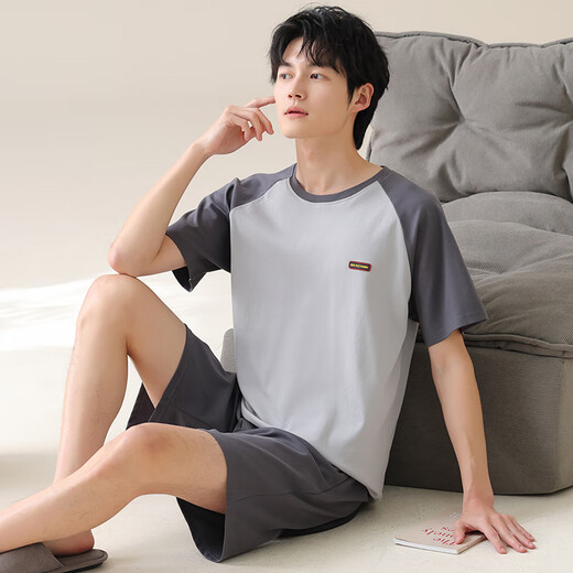 Pajamas modales de pijamas de verano pantalones cortos de algodón puro verano