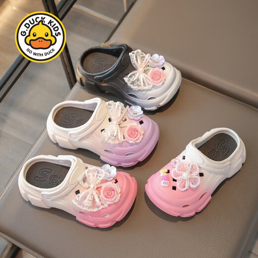 G.Duckkids 2025 Nouvelles chaussures Eva Hole pour enfants pour les filles d'été portent des sandales à deux sandales à deux vêtements pour femmes pour femmes