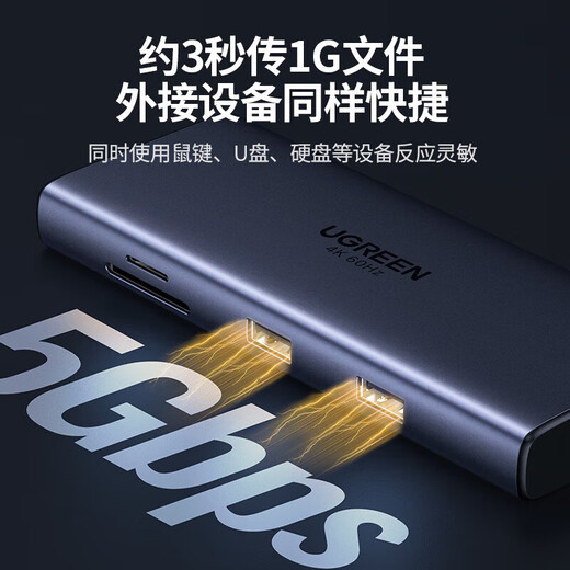 
Green Network Type-C Docking Dock USB-C Converter Thunderbolt 4 Docking Dock Thunderbolt 3 Divider HDMI Network Cable Adapter HUB Universal MacBook Laptop iPad Tablet 9-in-1 [HDMI+DP+VGA+ Card Reader] 15602