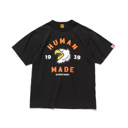 Zhidoudou Spot Nigo Japanische Trendy Brand Human Human hochwertiger Bambus gemeinsame Baumwoll-gedruckte Kurzärmer-Männer- und Frauen-T-Shirt 3882 White S