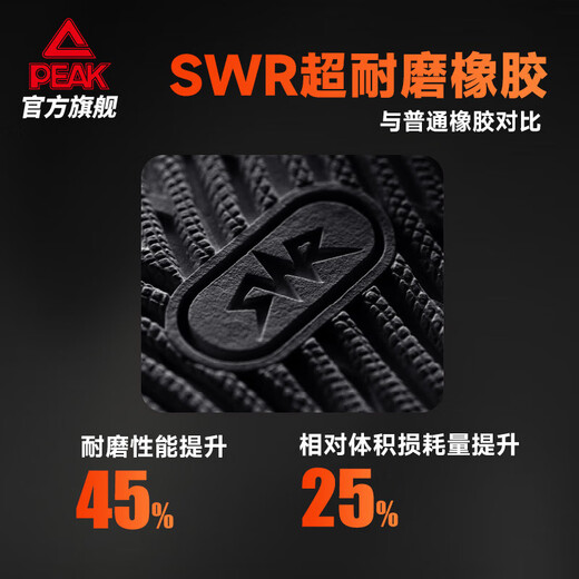 Peak unparalleled badminton shoes for men, new cushioning low-top thin-soled sports shoes, comfortable and wear-resistant professional sports shoes, all black - Black Warrior 43