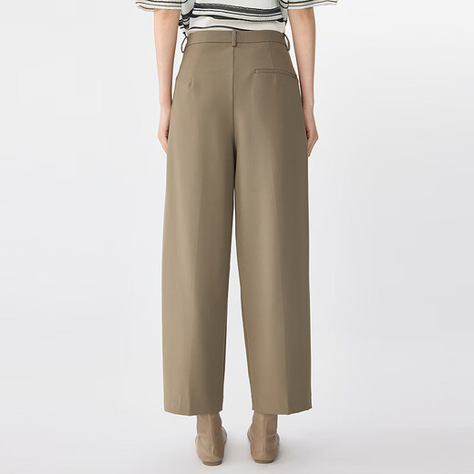 JNBY / Jiangan Buyi [Même modèle dans le centre commercial] 25 Nouveau pantalon décontracté lâche neuf points 5P4E12140 217 / Gray Light Coffee XL