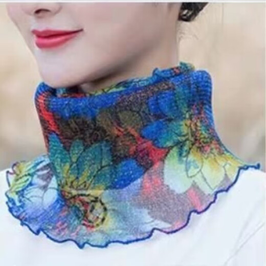 Mode Schal für Frauen im Frühlings- und Herbststil vielseitiger Kopfschal Multifunktional Sonnenschutzmaske Schal Zwei rote Streifen