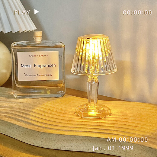 Popular water ripple projection lamp, live broadcast atmosphere light, projection night light, camping atmosphere, refraction warm light lamp, rose crystal atmosphere lamp, various styles, high appearance and atmosphere, rose model 1 pack