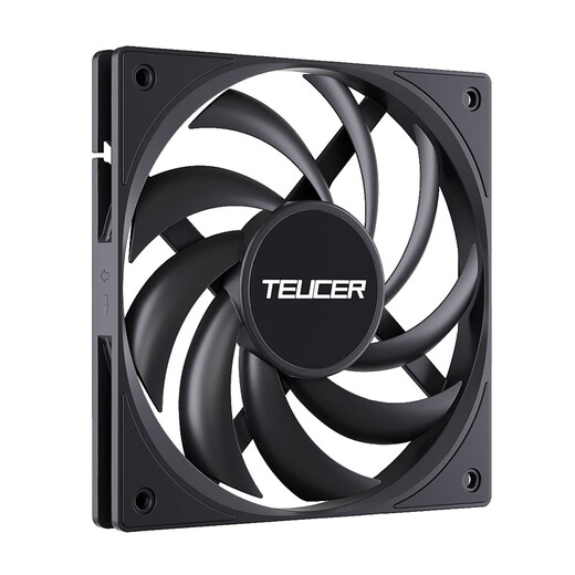 Zero Degree 12015 ultra-thin 15MM thick high-air volume desktop computer 12CM chassis cooling fan PWM temperature control ARBG fan 15mm ultra-thin black ARGB fan