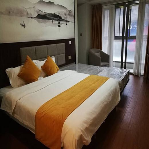 ANZ imported quality hotels with extra beds, folding beds, hotel-specific single folding beds, single beds, household 008f thick rack + spring pad width 120cm