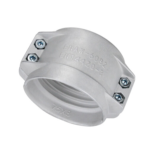 
Bonbida aluminum pipe clamp EN14420-3/ENAW6082 aluminum vest two-half buckle calava two-piece shield machine hoop DN50*6 hose outer diameter 62-64