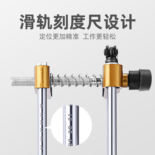 Solid wood door hole opener, slotting machine, woodworking indoor installation lock tool, door lock installation tool, press key hole opening tool, standard silver white, with three tungsten steel blades