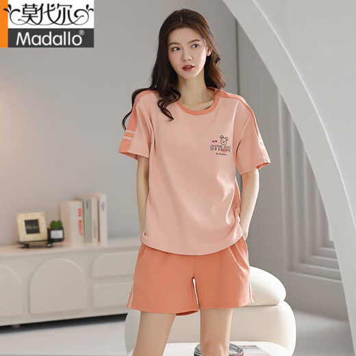 Modal Pure Cotton Summer Pyjamas Frauen Pullover Pyjamas Sommer kurzärmelige Shorts komfortable und lässige Heimbekleidung Z9855 [Hauptbild] M [empfohlen, 80-100 Jin zu tragen [Jin ist gleich 0,5 kg]]