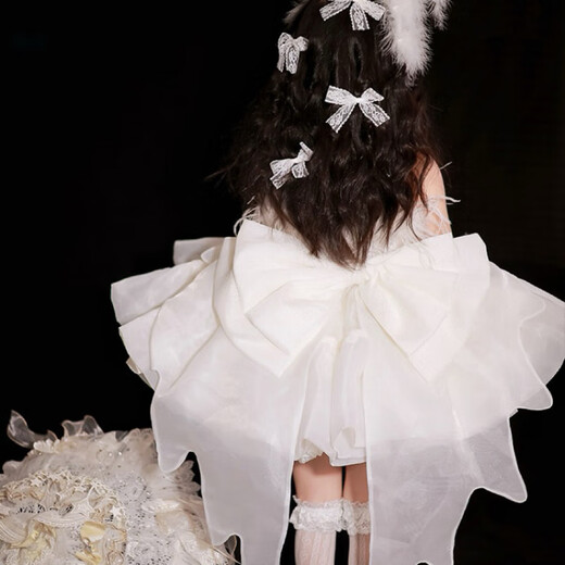 G.DuckKids Little Duck Children's Vêtements Lolita Princesse Jupe Girls 'Jirt Summer Swan Balle Ballet Dance Jupe Performance Childre