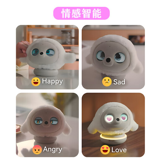 Ropet inteligente AI Desktop Companion Robot Robot Reconocimiento Toque Sensing Growth Smart Pet Toy Pro (Se espera enviar en agosto, no retornable)