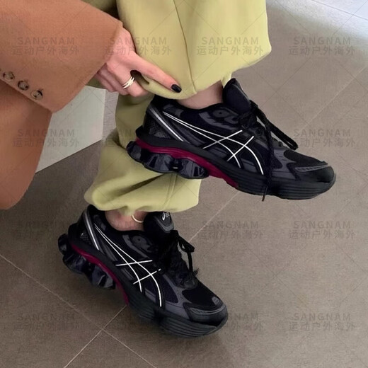 亚瑟士（asics）Kinetic Fluent春夏百搭GEL缓震跑步鞋男女同款休闲鞋 1203A591-101白银色 25 36