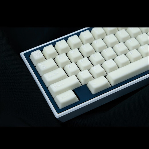 Miaopu Le white marble 114 key mechanical keyboard keycap PBT two-color molded cherry original height adaptation 6187, etc. White marble keycap Yes
