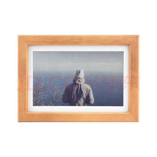 Waveshare 7.3-inch E6 full-color electronic ink screen paper solid wood photo frame calendar album can be refreshed regularly ultra-long standby 800 480 resolution PhotoPainter (B)