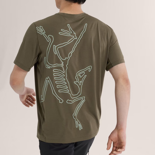Archaeopteryx (Arc'teryx) [Limited] Archaeopteryx/Arcteryx Herren Cormac Arc'bird Schnelltrocknend kurzärmelig T-Shirt X9721 Sequoia_Heather_Solar xl xl