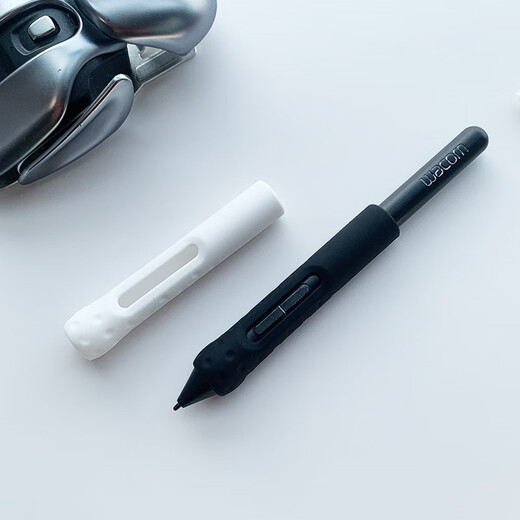 Wacom原装数位板握笔器CTL472/672/4100/6100/690手绘板压感防滑笔套 CTL490 690蓝色笔套 0x0cm