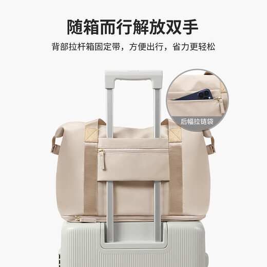 POLO travel bag men's expandable travel storage bag fitness bag short-distance lightweight handbag women's portable luggage bag