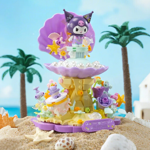Top Toy Sanrio Cool Lomi Whispering Wish Serie Moonlight Night Wating Kulomi Bausteine Spielzeug Mädchen Geburtstag Geschenk