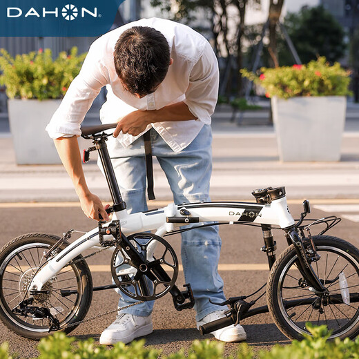 大行（DAHON）16寸迷你超轻9变速折叠自行车学生成人男女式单车PAA693 AIR海(蓝) 16英寸