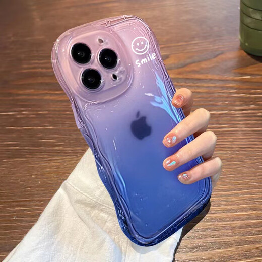 Zhisong-Tintenfärbung ist für Ehren geeignet 8070pro Mobiltelefon Hülle Welle Airbag New Huawei Nova1098 Sense 7se Silicon Schwarzer Grau-Gradient 01-Elliptische Wellenschalen-Optik-Öl Honor 30s