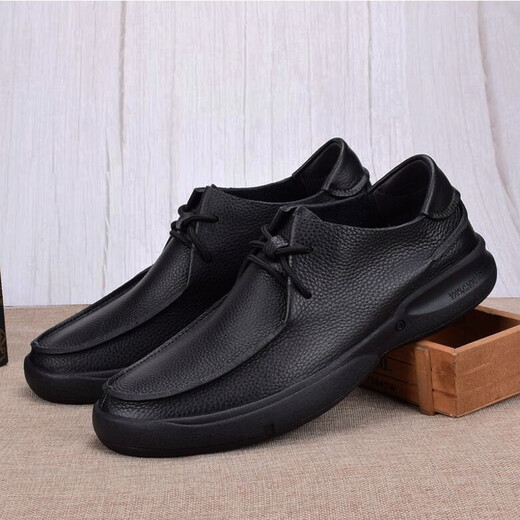 Gy Jinlilai zapatos de cuero de una sola capa de cuero suave y transpirable zapatos de cuero casual de cuero