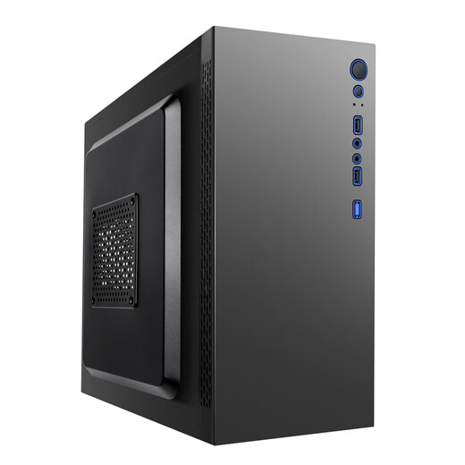 英特尔（Intel）酷睿i7/i5/i3台式机独显电脑吃鸡主机商务企业客服整机DIY无人直播剪辑美工设计办公家用游戏组装 套餐二(酷睿i3／16G内存／756G) 单主机