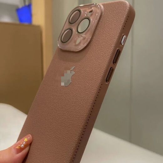 赫豹ins风适用苹果15手机壳新款iphone16promax荔枝皮纹理13全包镜头12防摔11高级男女14promax高颜值 【纯白色】荔枝纹自带镜头膜 带标 iPhone 16 pro