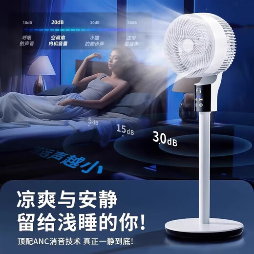 Lichuangzhi 300-square-meter whole-house cooling | Power-saving patented electric fan, silent bedroom household floor fan, air circulation fan, ultra-quiet air conditioning fan, refrigeration fan, first-level energy efficiency, mechanical version, overlord air volume丨16 seconds reduction丨whole house cooling