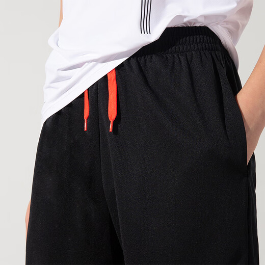 Li ning pour enfants vêtements pour enfants short sportif en été nouveau style pour garçons à la mode décontractée et polyvalent simple noir 069-1 150