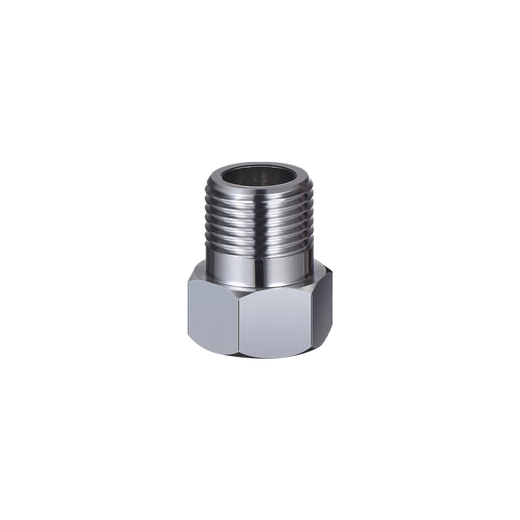 A beautiful brass inner and outer wire extension, 4-point inner and outer wire extension, electroplated copper direct faucet triangle valve extension joint, 3.3cm long, bright extra thick 4-point inner and outer wire