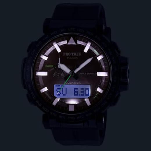 Casio (CASIO) men's outdoor environmentally friendly watch ecological material waterproof multifunctional all-round fashion watch PRW-6621Y-1JF