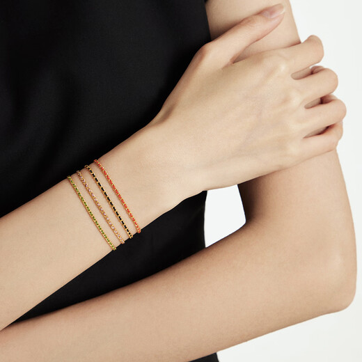 Chow Tai Fook Good Luck Red String Gold Bracelet (labor cost 420) 15cm approximately 3.05g EOF1468 New Year gift