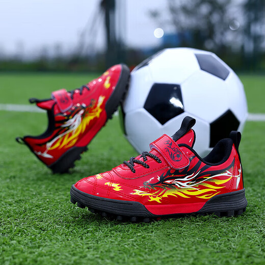 Chaussures de football officiel d'Anta Kids Football pour hommes et femmes Nails cassés pour les élèves primaires et secondaires Traine des enfants doux et pliables