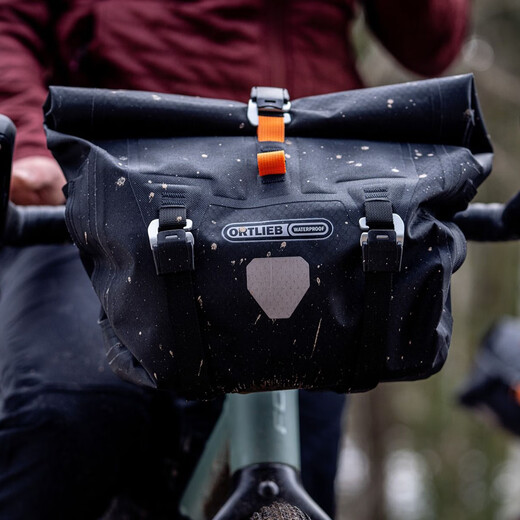 Ortlieb 自行车 防水车头包附加车把包Gravel骑行车首包 哑光黑色11L【F9923】